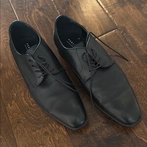 Classic Black Leather Oxford Shoes